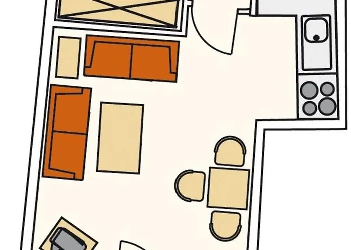 Strandidyll, 64 - Typ A1s Appartement Grömitz